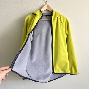 Neon Yellow Uniqlo Jacket